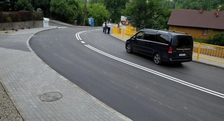 Przebudowa łuku na ul. Brzeźnickiej zakończona