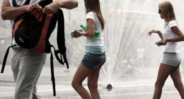 Kurtyny wodne w centrum miasta 