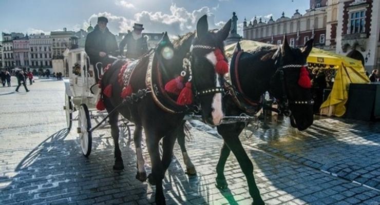 Krakowski rynek bez dorożek podczas ŚDM