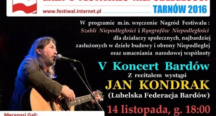 Tarnów: V Gala Festiwalu Niepodległości