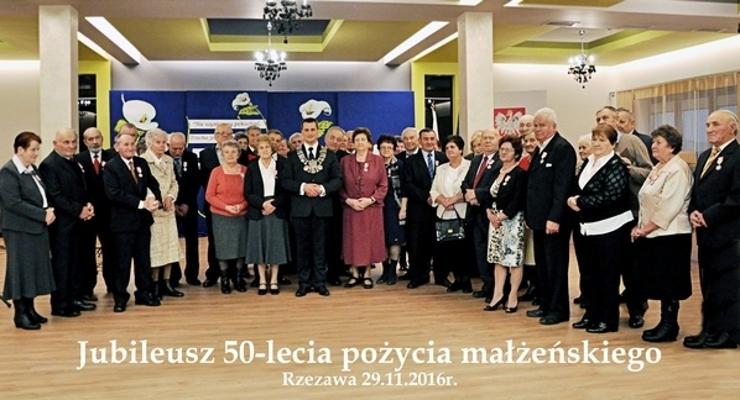 Jubileusze pożycia małżeńskiego w gminie Rzezawa