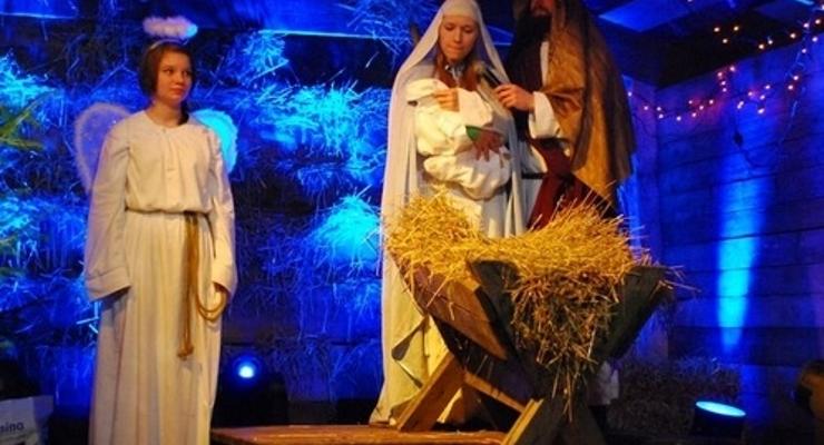 Żywa szopka w krakowskim Betlejem 