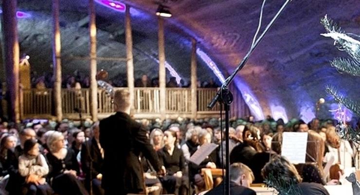 Koncert kolęd w kopalni soli