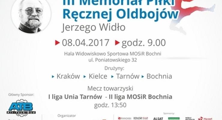 III Memoriał Jerzego Widło w piłce ręcznej oldbojów