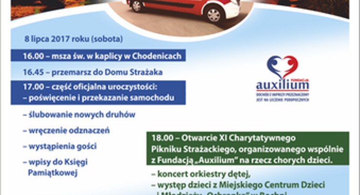 Strażacy z Chodenic dla chorych dzieci