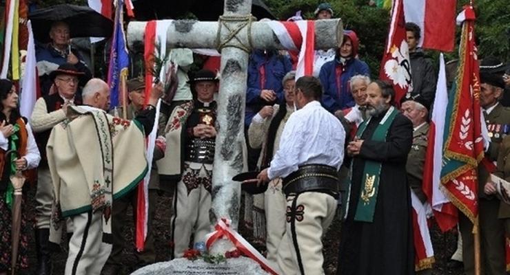 Pomnik mjra „Ognia” został odsłonięty pod Turbaczem