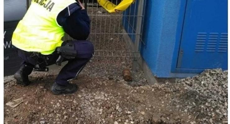 Pocisk znaleziony w Brzesku