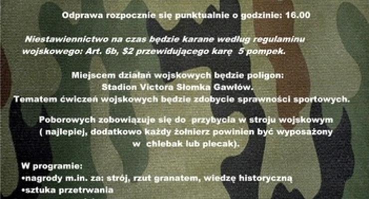 Piknikiem wojskowym uczczą 100 - lecie