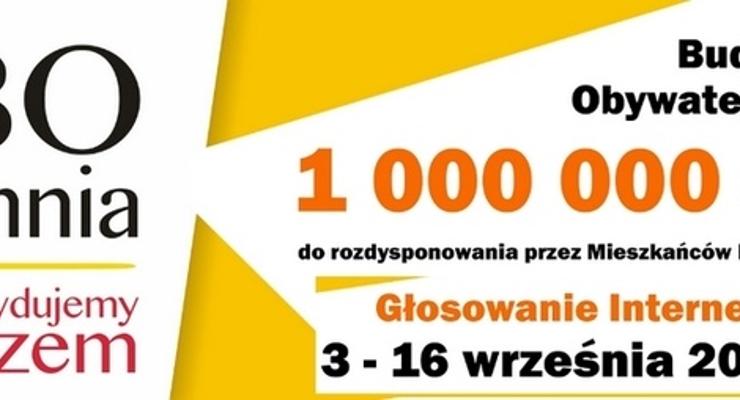 BO: od poniedziałku głosowanie nad projektami