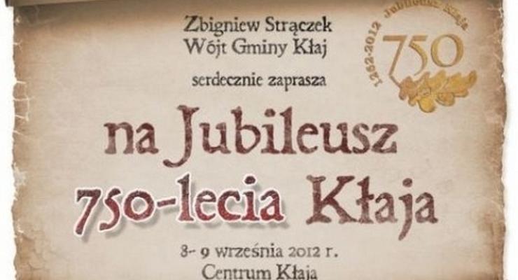 Kłaj świętuje 750-lecie!