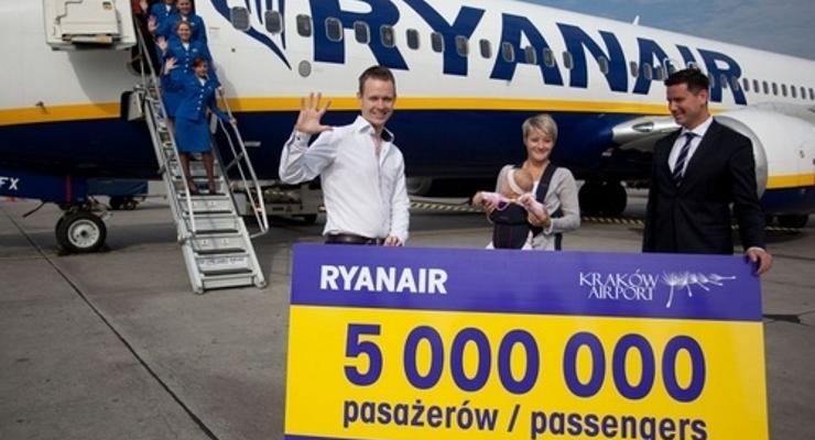 5 milionów pasażerów Ryanaira 