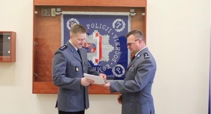 Łukasz Radzięta p.o. Komendanta Policji