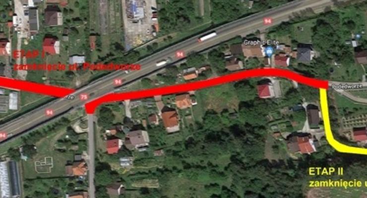 Zmiana organizacji ruchu: Łychów i Podedworze