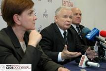  Kaczyński w Tarnowie: alternatywą dla Tuska jest rząd fachowców