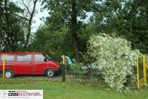 Nawałnica w Lipnicy podczas święta powiatu