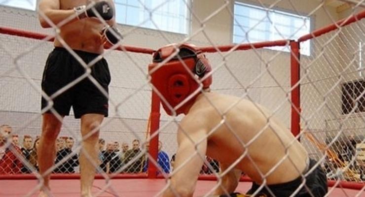 Walki fightmanów w klatce