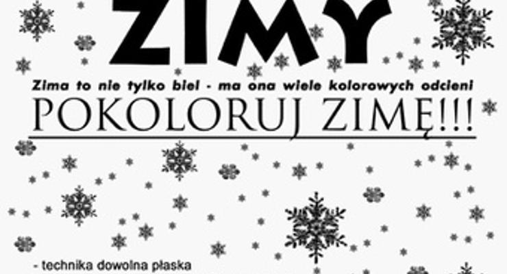 Konkurs plastyczny „Kolory zimy”