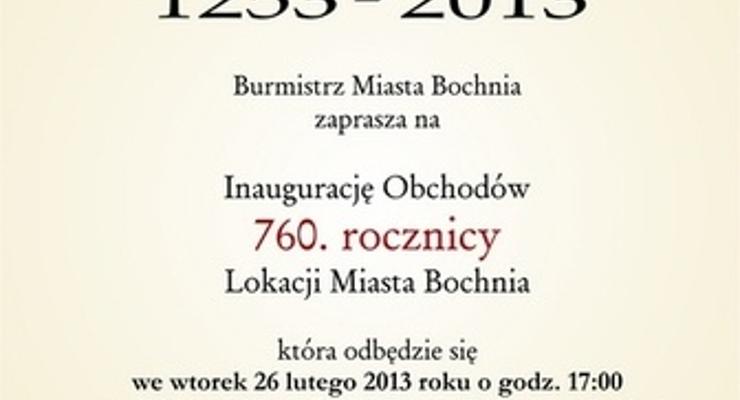 Bochnia ma 760 lat – Uroczysta inauguracja