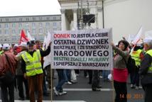 „Godnej pracy dla każdego!” - „Solidarność” bocheńska w Warszawie