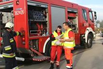 Bocheńskie służby ćwiczyły na autostradzie (foto)