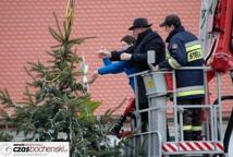 Spotkanie Wigilijne na rynku-życzenia burmistrza miasta