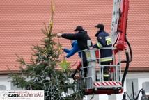 Spotkanie Wigilijne na rynku-życzenia burmistrza miasta