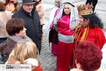 Spotkanie Wigilijne na rynku-życzenia burmistrza miasta