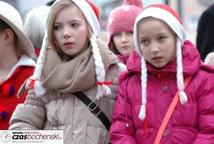 Spotkanie Wigilijne na rynku-życzenia burmistrza miasta