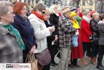 Spotkanie Wigilijne na rynku-życzenia burmistrza miasta