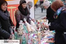 Spotkanie Wigilijne na rynku-życzenia burmistrza miasta