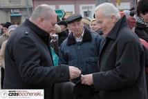 Spotkanie Wigilijne na rynku-życzenia burmistrza miasta