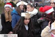 Spotkanie Wigilijne na rynku-życzenia burmistrza miasta