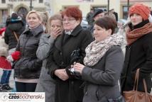 Spotkanie Wigilijne na rynku-życzenia burmistrza miasta