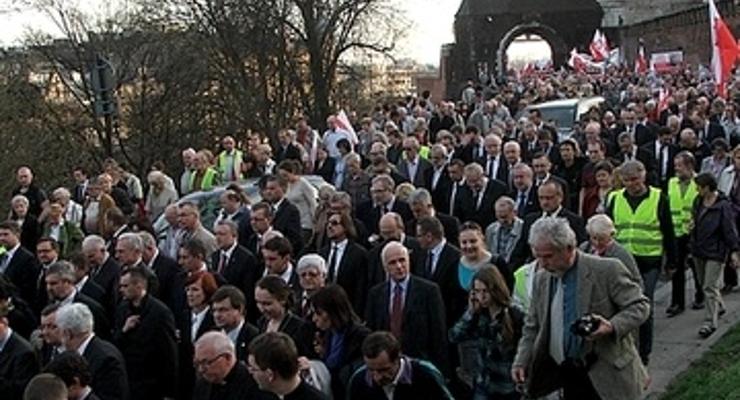 Małopolanie pamiętali o swoim Prezydencie (foto + video))