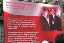 Kaczyński o bracie: brakuje nam takiego męża stanu