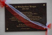 Doktor Krupa doczekał się tablicy