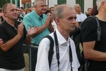 Marek Piekarczyk i Grzegorz Kapcia pod kominem