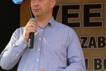 Marek Piekarczyk i Grzegorz Kapcia pod kominem