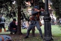 Moskale w Bochni – widowisko na Plantach