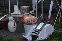 Moskale w Bochni – widowisko na Plantach