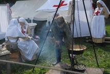 Moskale w Bochni – widowisko na Plantach