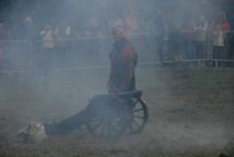 Szczęk broni na zamku w Dębnie