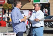 Rynek: Wojciech Zastawniak spotkał się z mieszkańcami Bochni 