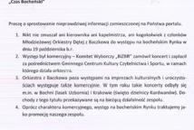 List kapelmistrza Orkiestry Dętej z Baczkowa 