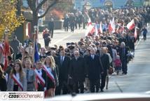  Radość z odzyskania Niepodległej - 11 listopada na ulicach Bochni