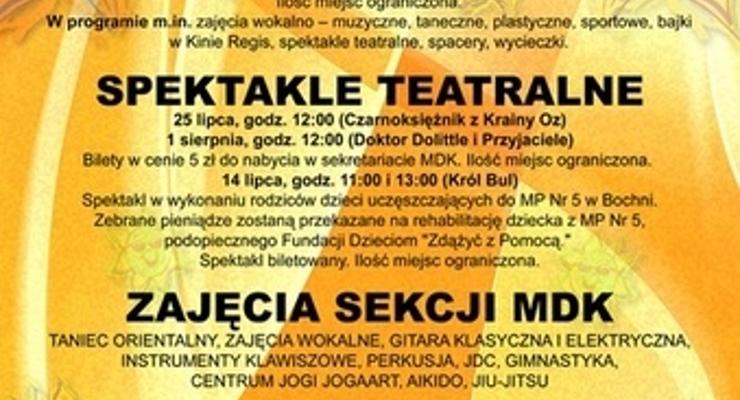 Wakacje z Miejskim Domem Kultury