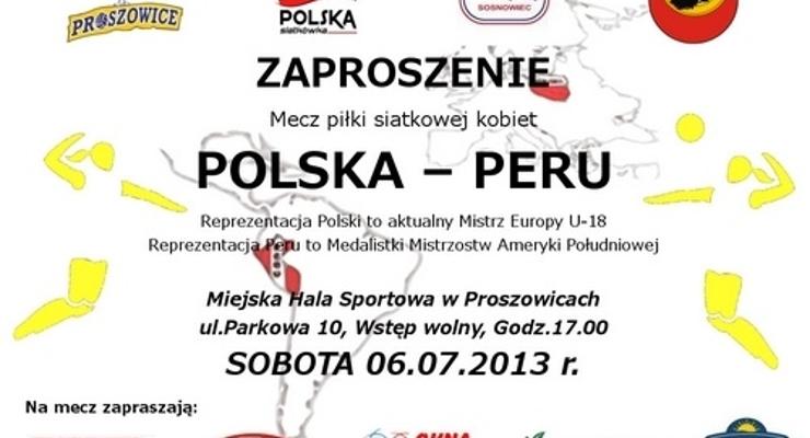 Mecz Polska – Peru w Proszowicach