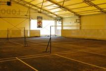 Latem - badminton zamiast  łyżew