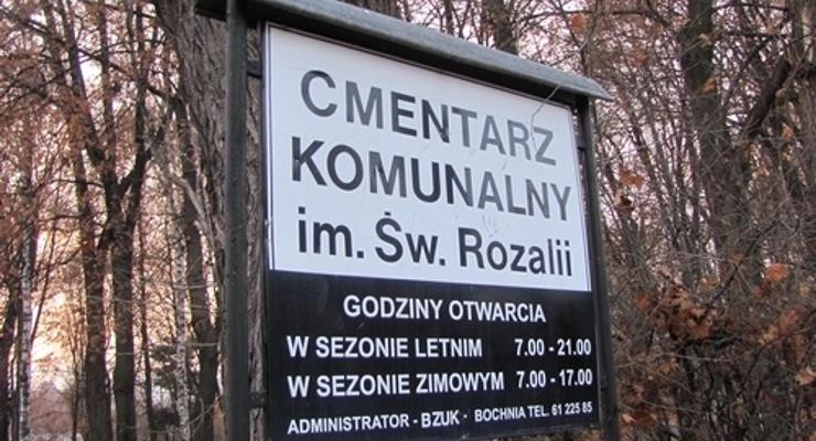 Cmentarz św. Rozalii – lokalna nekropolia