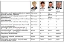 Sprawdzali polityków